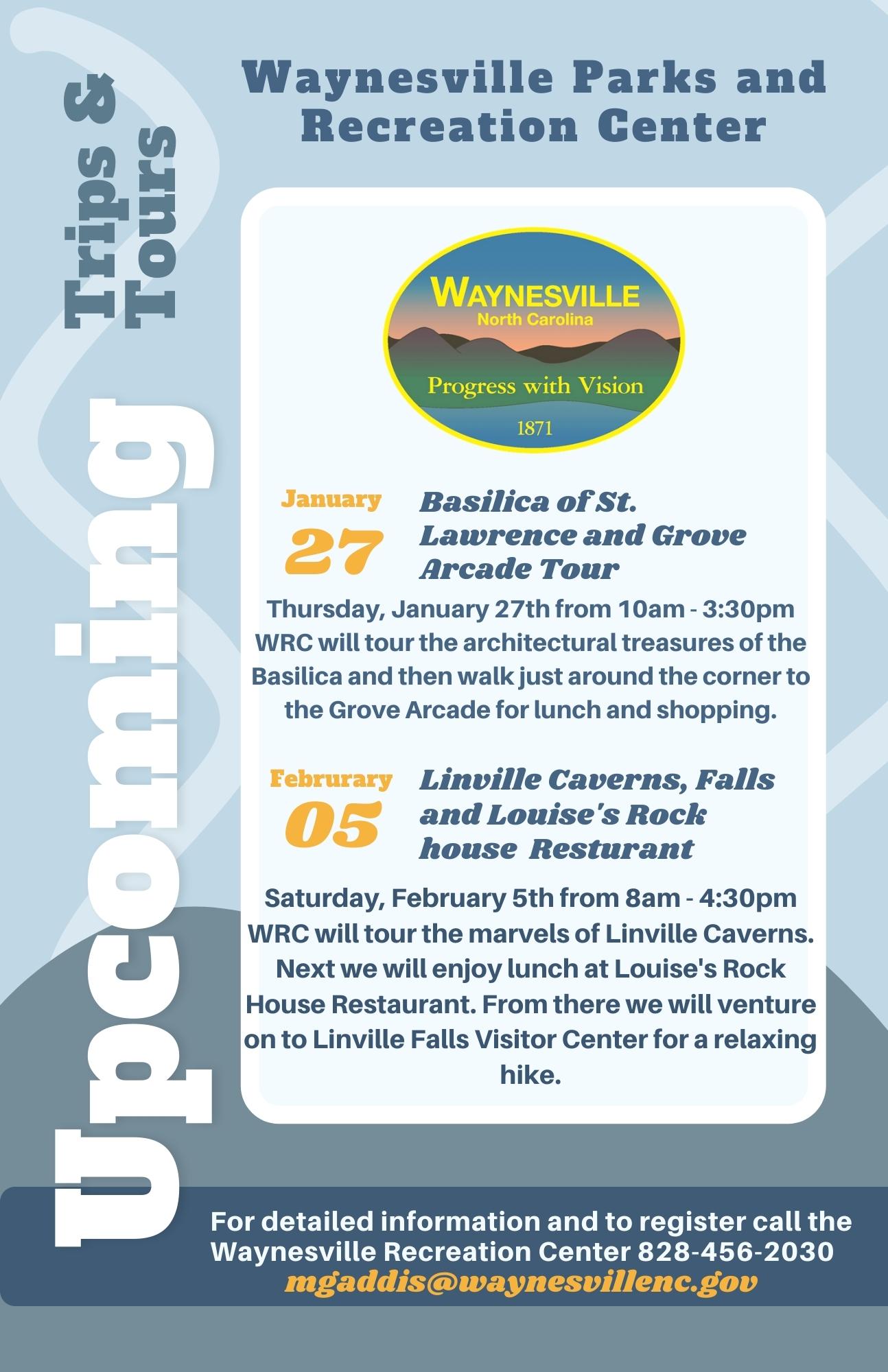 Trips and Activities The Town of Waynesville, NC